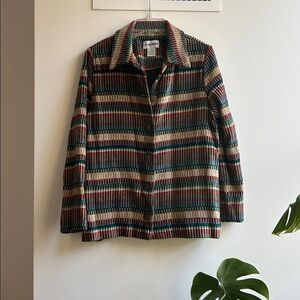 Alfred Dunner Stripe Print Jacket